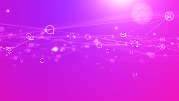 istock 4K Social networking service concept. Communication network. 4K stock video 2219832869