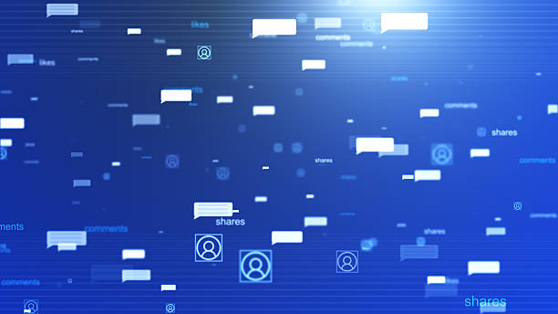 istock 4K Social networking service concept. Communication network. 4K stock video 2219836110