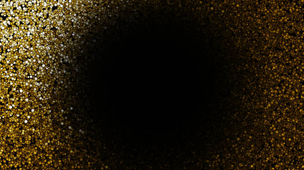 Abstract shiny motion background with dots 4K stock video