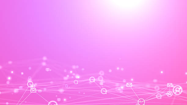 istock 4K Social networking service concept. Communication network. 4K stock video 2219839773