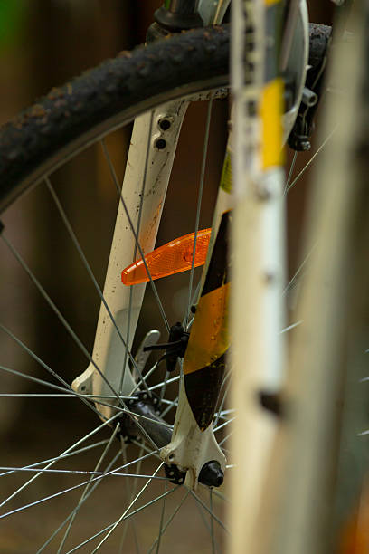 istock A closeup view of a bicycle wheel along with its fork structure 2219843977