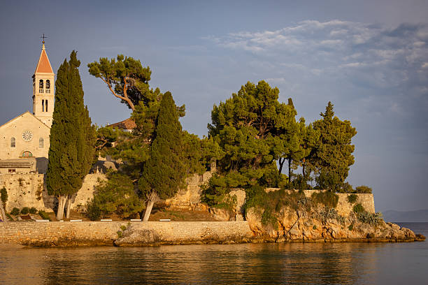 Brac Island view, Adriatic coastline.\nBol - Croatia.