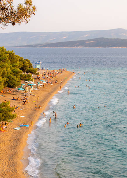Zlatni Rat beach, Brac Island.Adriatic Sea coast - Croatia.