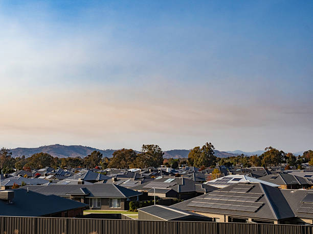 istock Rooftops of houses close together 2219847679