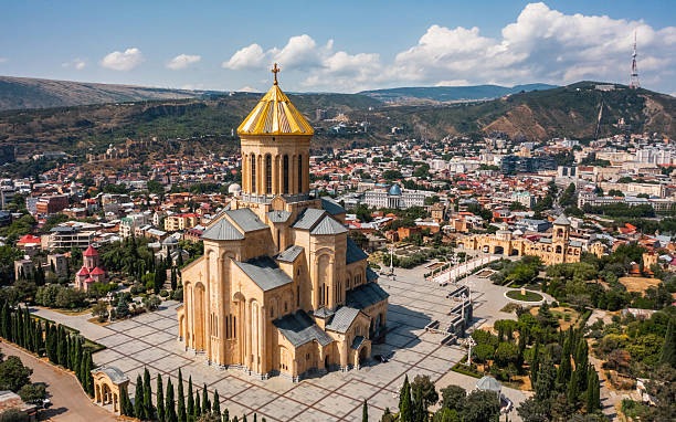 istock Holy Trinity Cathedral of Tbilisi 2219850205
