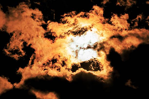 Unique pattern of the clouds never to be repeated