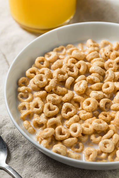 istock Healthy Round Oat Breakfast Cereal 2219852801