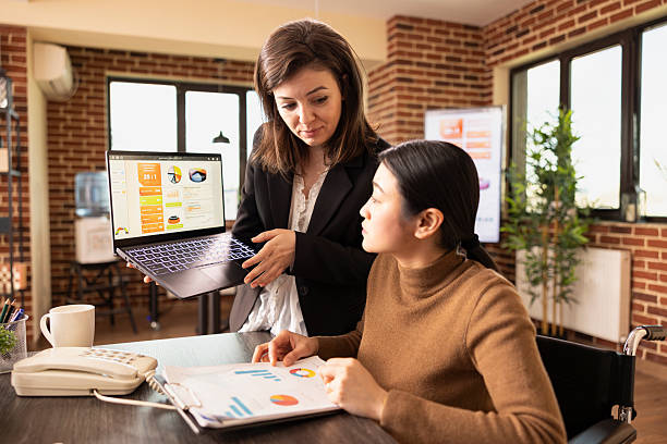 istock Business Discussion in Modern Office 2219867496
