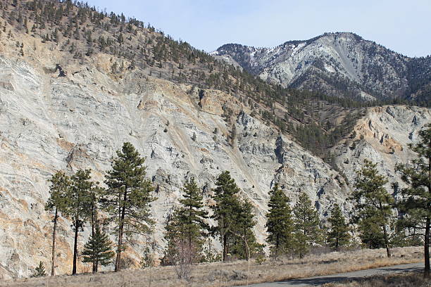istock Rocky hillside by the highway 2219868059
