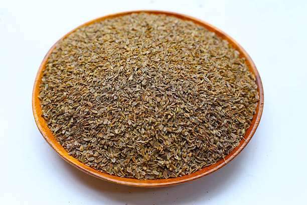 istock Dry organic dill seeds, herbal plant 2219869453