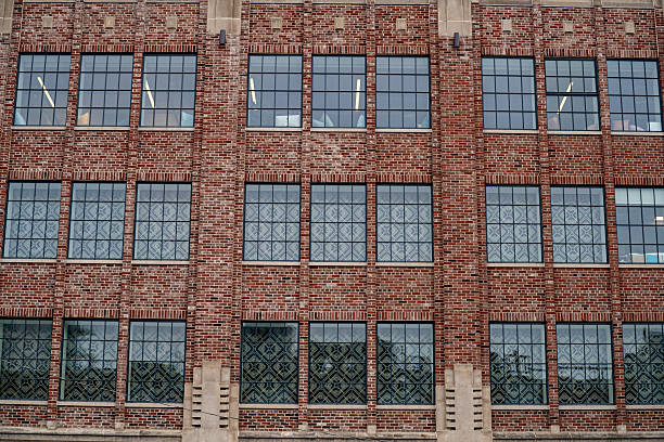 istock Exterior View of a Brick Building Facade. 2219869543
