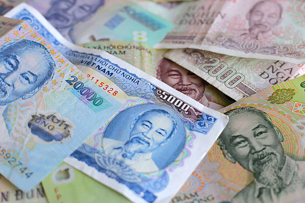 istock Vietnamese dong banknotes. Money concept 2219870129