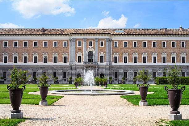 Turin, Italy: Royal palace and garden. August 22, 2024