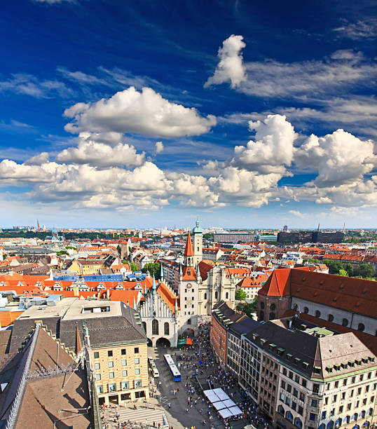 istock The aerial view of Munich city cente 2219874026