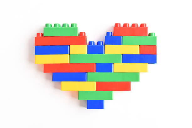 istock Heart of toy blocks isolated 2219878957