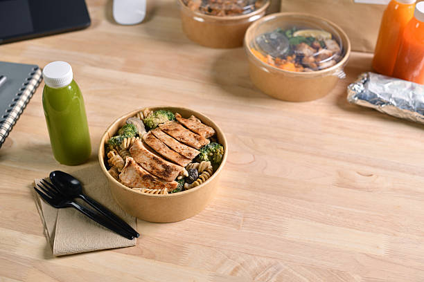 istock Having a lunch break at the office with healthy food 2219882266