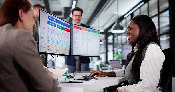 istock Busy Young Project Manager Organizes Team Schedule 2219887756