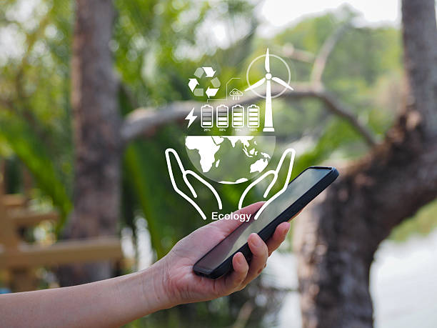 istock Smartphones with ecology and renewable energy 2219904532