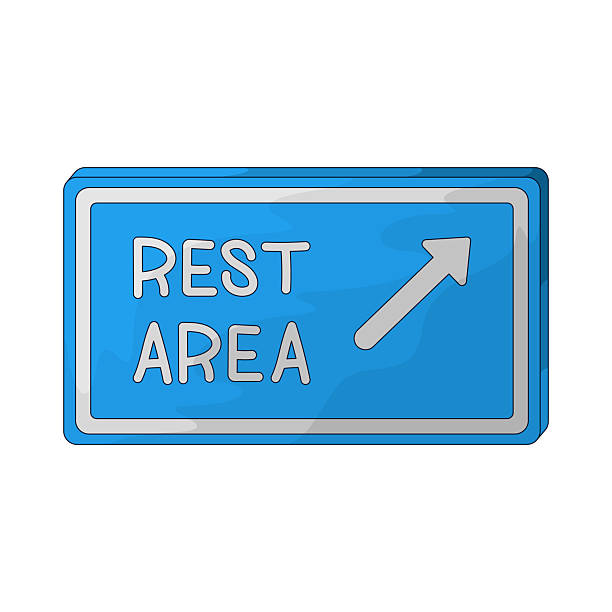 Rest Sign In 20+ Roadside Rest Stop Stock Illustrations, Royalty-Free Vector ...
