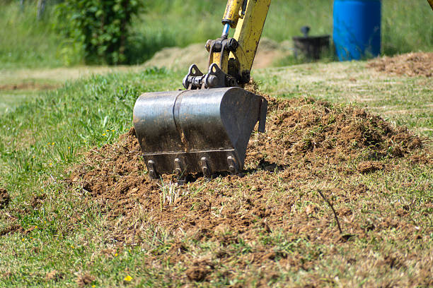 istock Earthworks, exterior works with machinery 2219905957