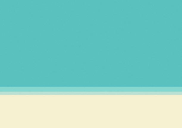 Minimalist color blocking. A combination of calming pastel colors with solid color blocks creates a relaxing visual impact and balances the space. Like the sea with sandy beaches.