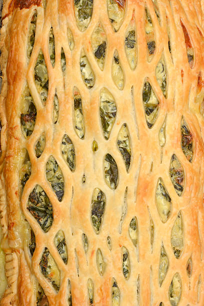 Puff pastry savory pie
