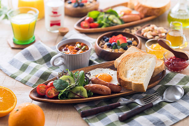 breakfast image - 朝ごはん ストックフォトと画像