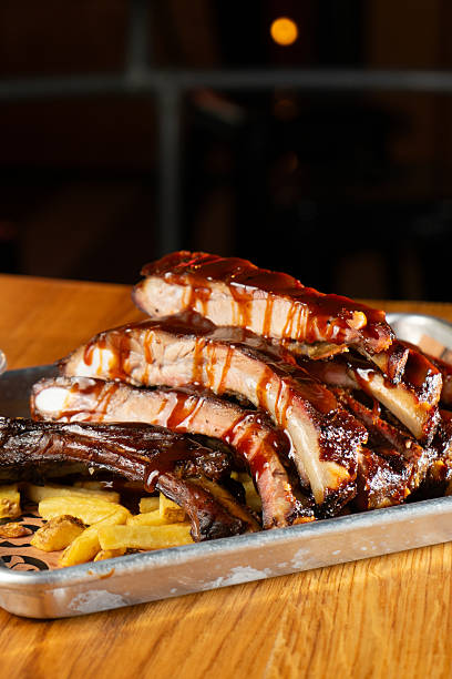 istock American beef ribs with bbq sauce 2219913021