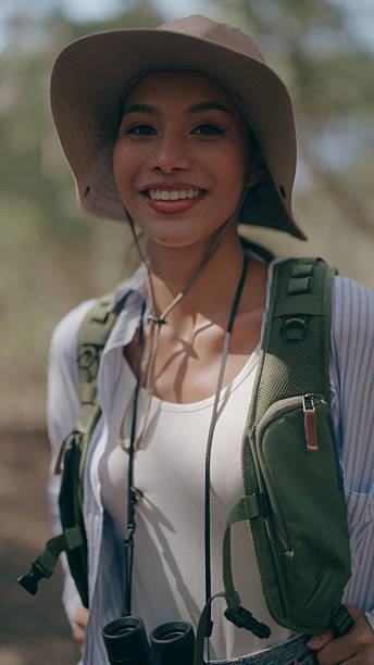 istock Young women trekking in the forest 2219915830