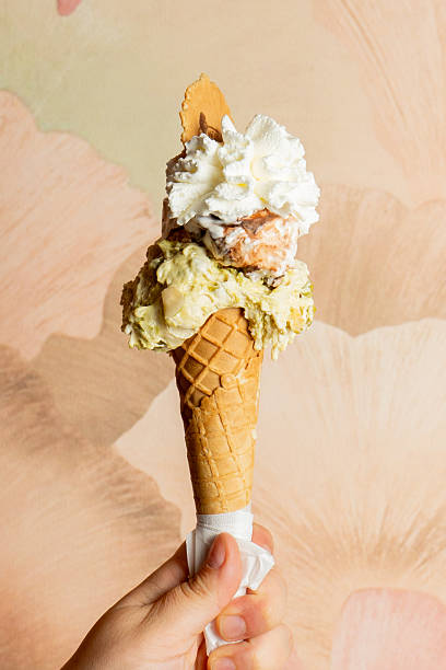 Italian ice cream cone