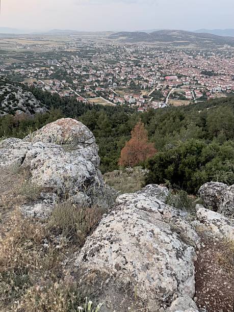 istock View of the city from rocks 2219919343