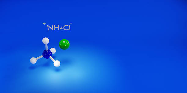 Molecule. Chemicals, micro and macronutrients. Periodic table of Mendeleev. 3d render.