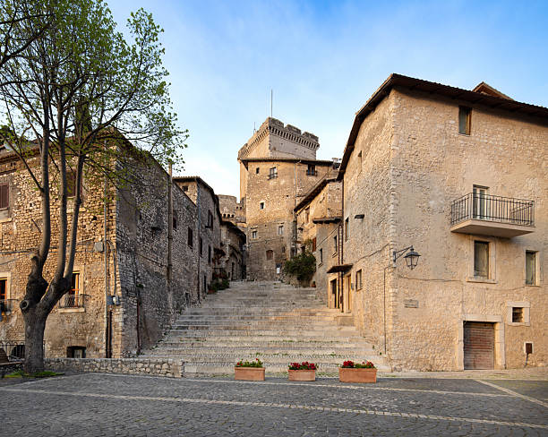 istock Belvedere Staircase, Sermoneta Lazio Italy 2219933352