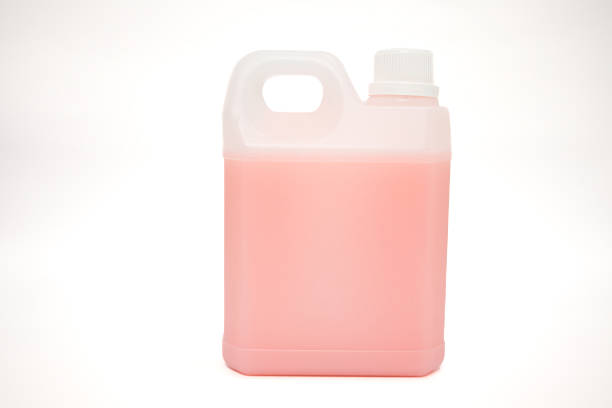 istock Pink Liquid in Plastic Container on White Background Ready for Usage at Home or Business 2219939531