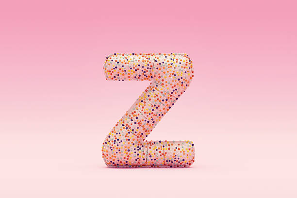 istock Letter Z Balloon Covered in Candy 2219940070