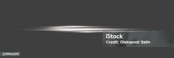 White Line Flash White Glowing Line With Flash Effect On A Transparent Background Stock ...
