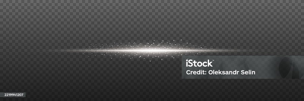White Line Flash White Glowing Line With Flash Effect On A Transparent Background Stock ...