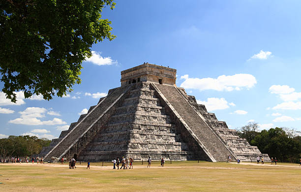istock The temples of chichen itza temple in Mexico 2219945700