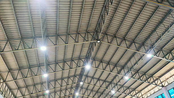 istock A large building with a roof that is lit up 2219955700