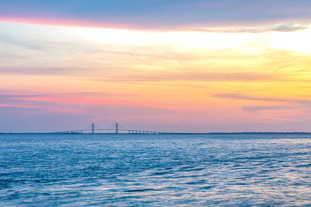istock Colorful Sky over Georgia Bridge 2219960273