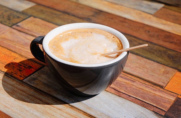 istock french cafe au lait in a ceramic cup on a table 2219971048