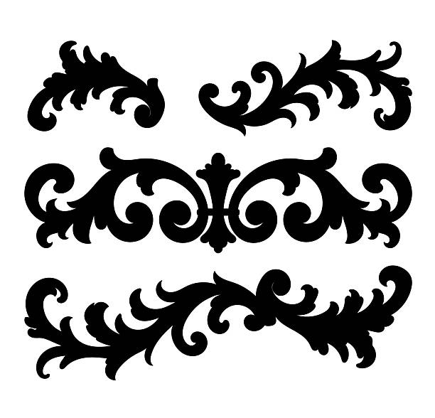 Elegant Black shadow Flourish Ornament Vector Set collection in vintage baroque and Victorian style. Perfect for invitations, greeting cards, tattoos, logos, and decorative frames. classic design project, engraving art, and ornamental layouts. Elegant Black shadow Flourish Ornament Vector Set collection in vintage baroque and Victorian style. Perfect for invitations, greeting cards, tattoos, logos, and decorative frames. classic design project, engraving art, and ornamental layouts rococo style stock illustrations