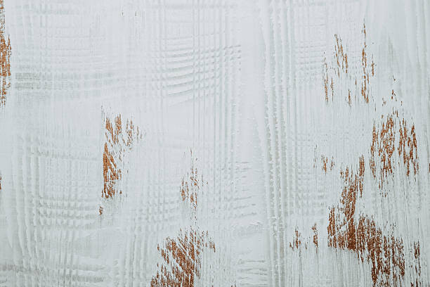 istock Rustic wood with white paint and natural grain for designs 2219981132