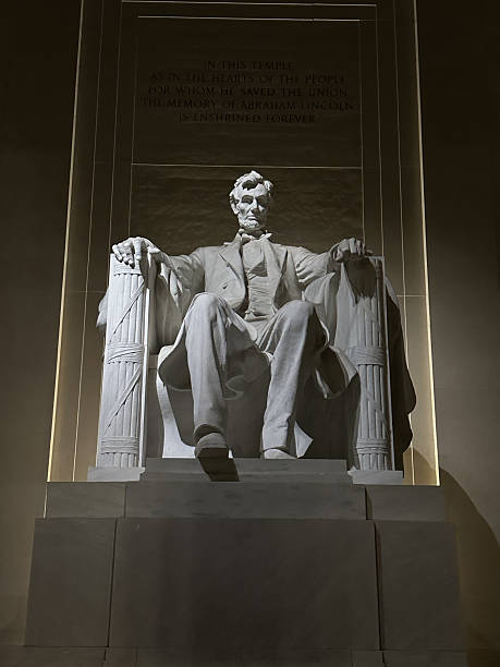 istock Abraham Lincoln Statue at the Lincoln Memorial 2219982155