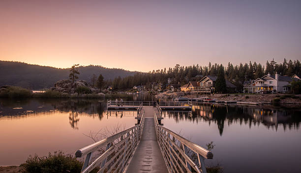 istock A Aranquil Lakeside Scene at Dusk 2219994863