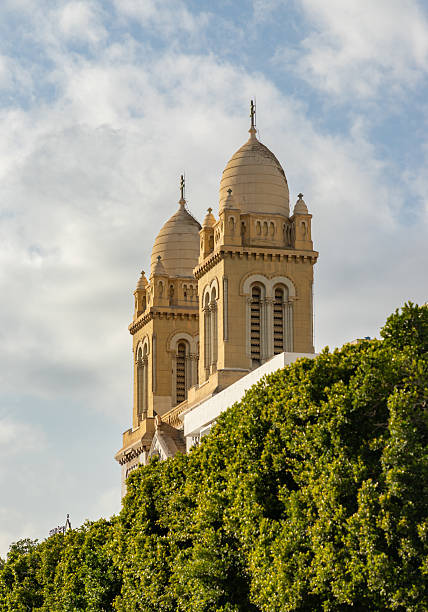 A picture of the Cathedral of Saint Vincent de Paul in Tunis.