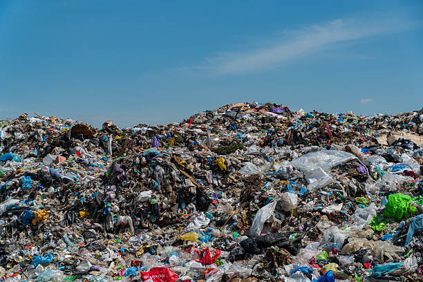 istock A huge landfill of mixed waste, including plastics, underscores the ongoing battle with pollution and ecological management 2219998507