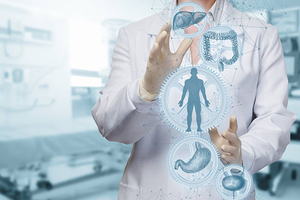 istock Health pro with digital icons. 2220000975