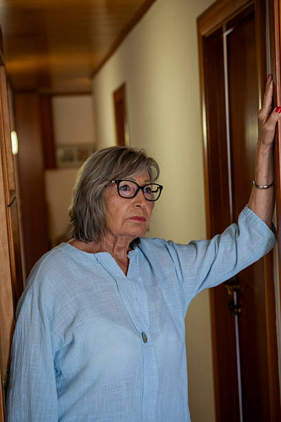 istock Elderly woman at home 2220015799