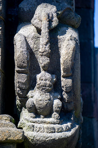 istock The relief on Arjuna Temple complex in Dieng. (In this complex there are Semar, Srikandi, Puntadewa and Sembadra temples). 2220021055